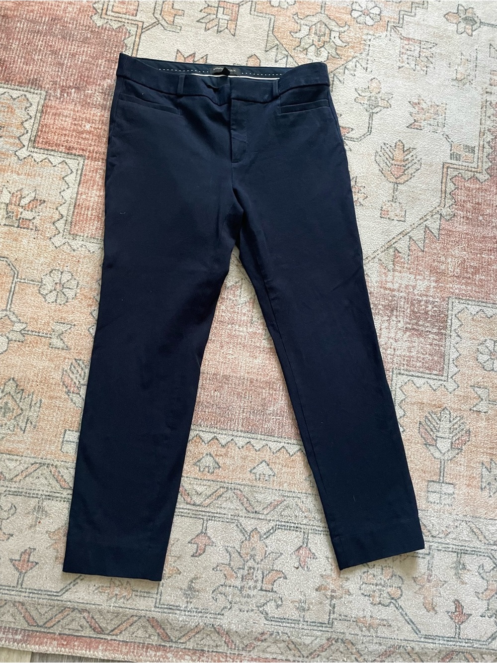 Banana Republic Navy Sloan Women's Trousers